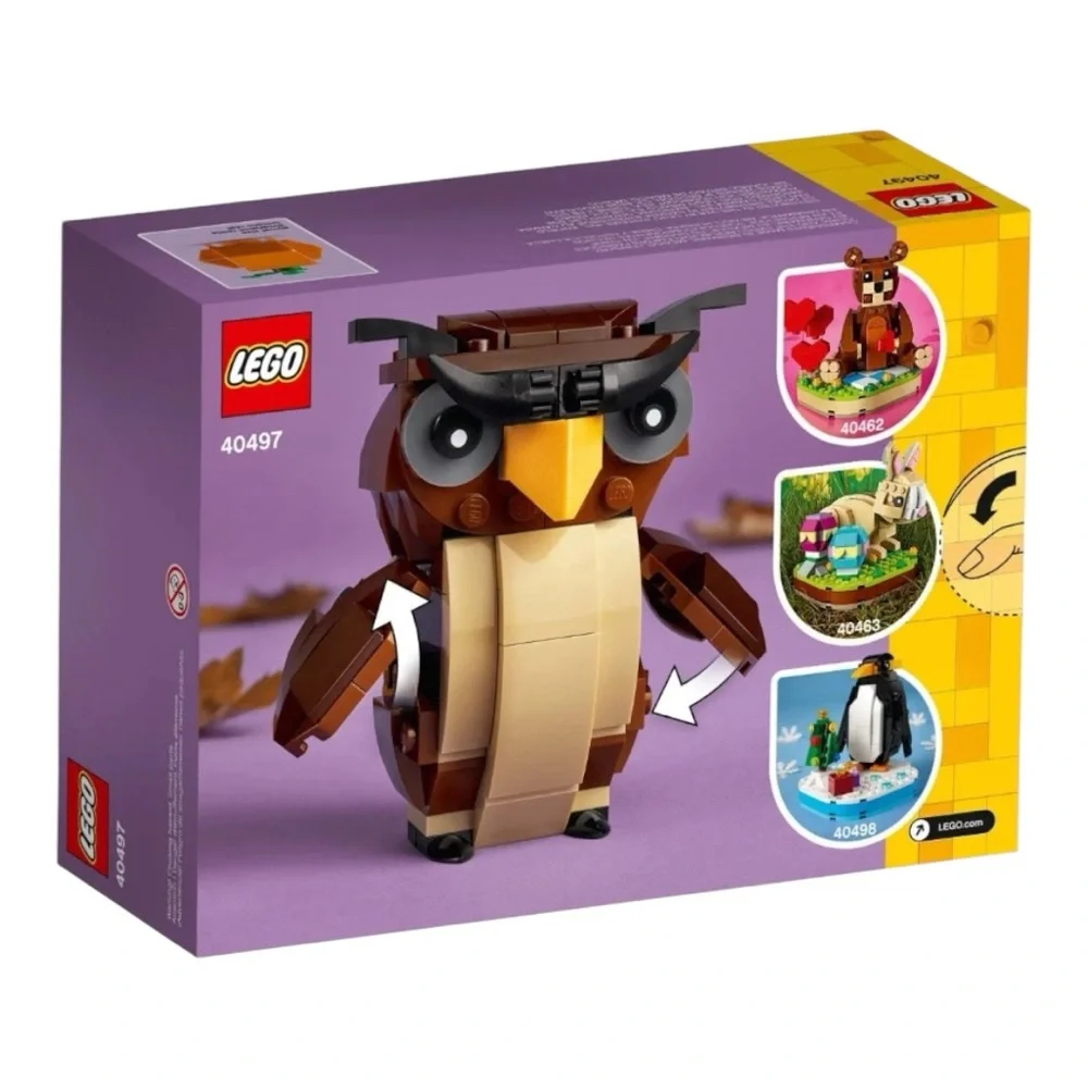 LEGO‎ 40497 Fall Owl & Pumpkins Retired Halloween Autumn Set New Sealed
